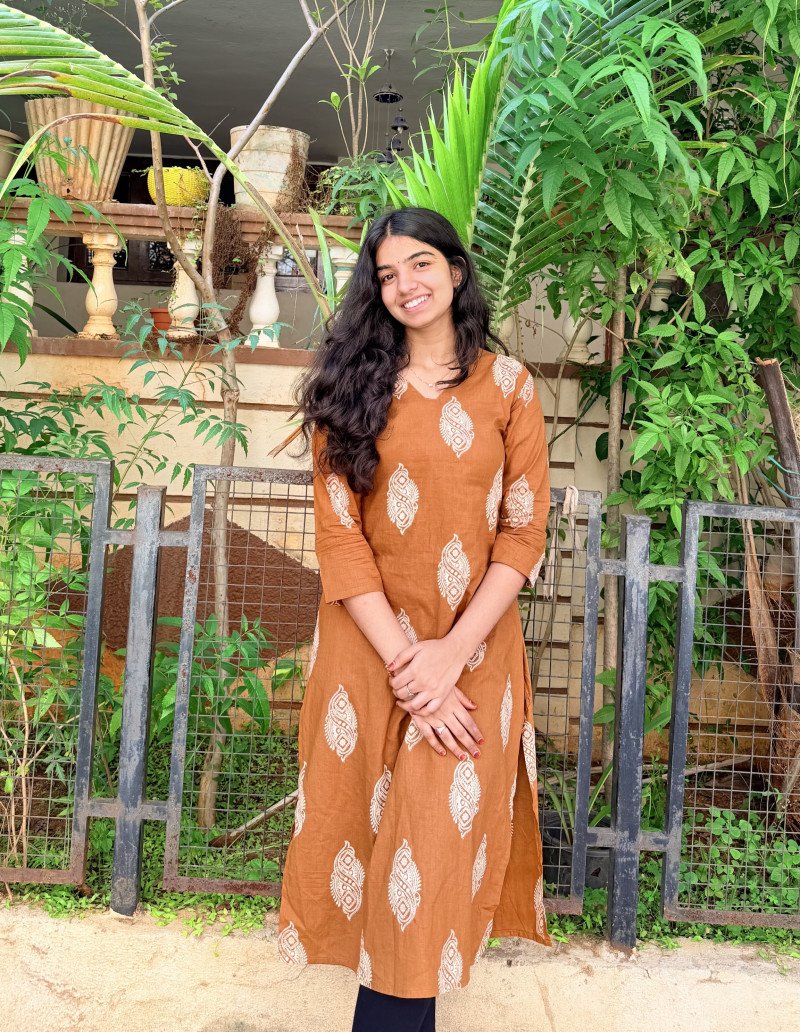 Women’s Mustard Printed Kurti | Elegant Ethnic Wear